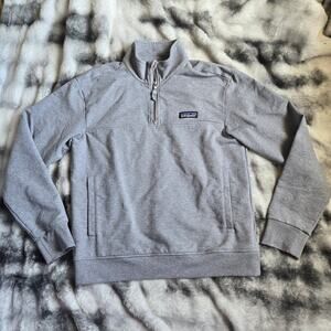 Patagonia Better Sweater Quarter Zip Women’s XS Gray Knit Pullover Flaw
